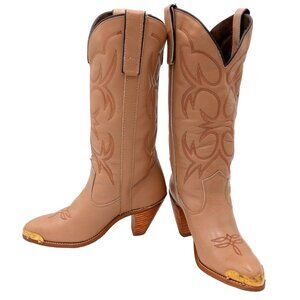 Vintage Womens Cowboy Boots 7.5 M Capezio High Heels Rodeo Fashion Made in USA